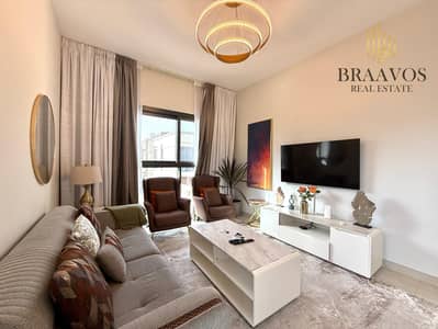 2 Bedroom Flat for Rent in Jumeirah Village Circle (JVC), Dubai - 2BR+ MAID | POOL VIEW | FULLY FURNISHED | SPACIOUS