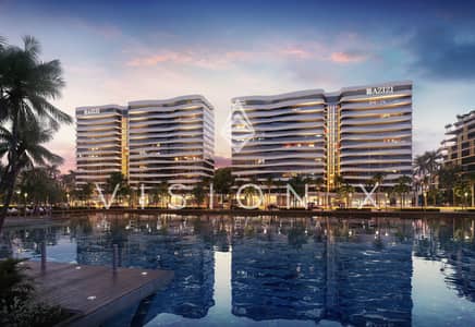 1 Спальня Апартамент Продажа в Дубай Саут, Дубай - Dubai South_Azizi Venice_A 003_Front Water Side Evening_03_op2. jpg