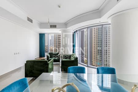 2 Bedroom Flat for Rent in Downtown Dubai, Dubai - Furnished | Maids Room | Burj and Opera View
