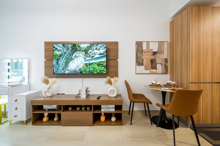 Spacious Studio Apartment with Pool View | Fully Furnished