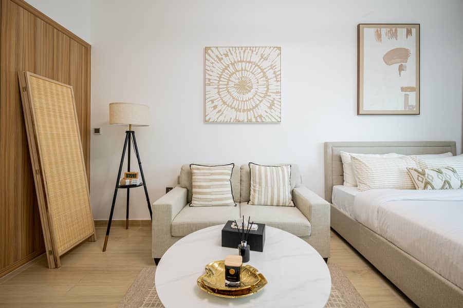 Spacious Studio Apartment with Pool View | Fully Furnished