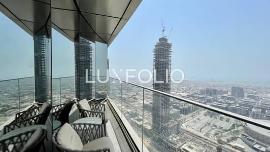 3 Bedroom Flat for Rent in Downtown Dubai, Dubai - Luxurious | High Floor | Sky View
