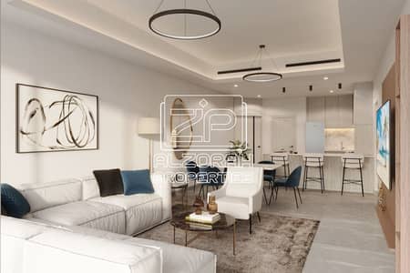 3 Cпальни Апартаменты Продажа в Свободная зона Аджман, Аджман - Living  Ajman Creek Towers. jpg