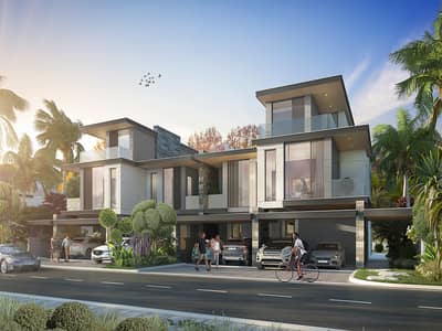 大马士革湖住宅， 迪拜 5 卧室联排别墅待售 - Morocco Townhouse - 4 Bedroom Front. jpg