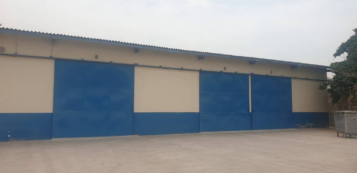 2 Fully Covered 4500 Sq Ft Warehouses with 20000 Sq Ft Open-Land TOLET in IA no. 1 Sharjah