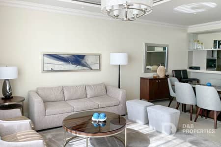 2 Bedroom Hotel Apartment for Rent in Downtown Dubai, Dubai - Burj Khalifa View | Fountain Views | Vacant
