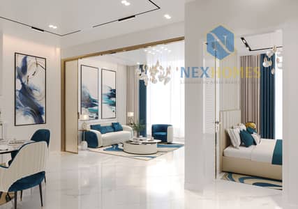 迪拜硅绿洲， 迪拜 1 卧室单位待售 - 1BHK-01. jpg
