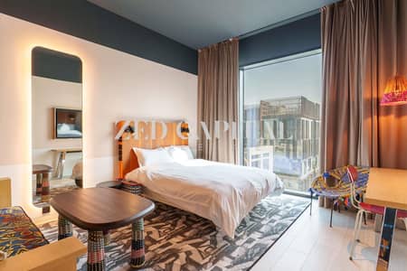 Studio for Rent in Business Bay, Dubai - Fully Furnished | High Floor | Burj Khalifa View