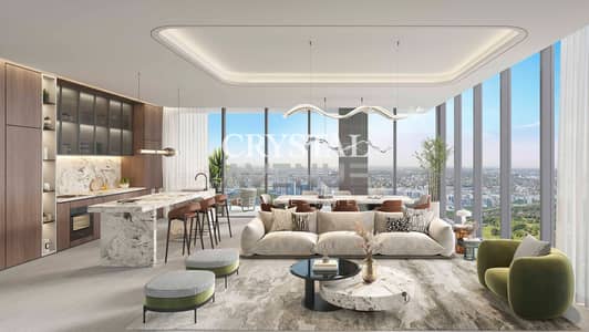 迪拜市中心， 迪拜 1 卧室单位待售 - RIXOSFCR_1 Bedroom Living and Dining. jpg