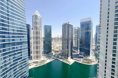 Studio for Rent in Jumeirah Lake Towers (JLT), Dubai - UPGRADED | LAKE VIEW | BALCONY | CHILLER FREE