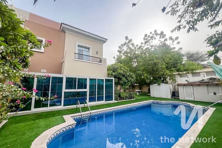 3 Bedroom Townhouse for Rent in Arabian Ranches, Dubai - Private Pool | Upgraded | Lake & Park View