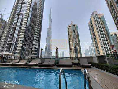 1 Bedroom Flat for Rent in Downtown Dubai, Dubai - Furnished | Burj+Boulevard View | Multiple Cheques