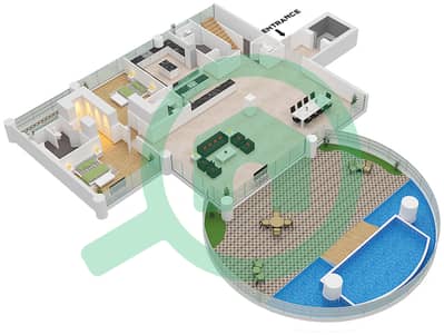 المخططات الطابقية لتصميم النموذج 4 شقة 5 غرف نوم - كافالي كوتور