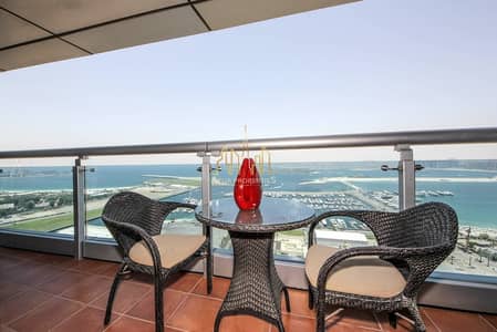 شقة 2 غرفة نوم للايجار في دبي مارينا، دبي - Sea View | 2 BR | High Floor | Princess Tower شقة 2 غرفة نوم للايجار في دبي مارينا، دبي - Sea View | 2 BR | High Floor | Princess Tower