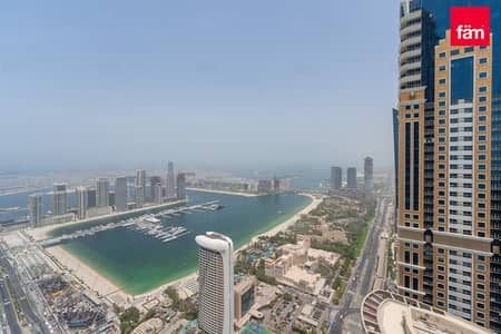 3 Bedroom Apartment for Rent in Dubai Marina, Dubai - Vacant | Hot Price | Sea View | 2 Cheques