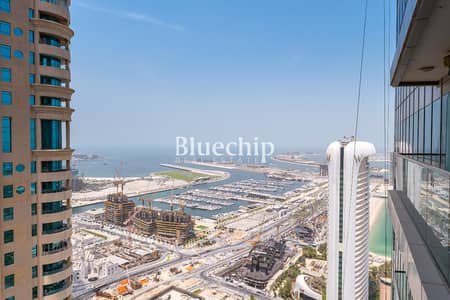 2 Bedroom Apartment for Sale in Dubai Marina, Dubai - Vacant | Full Sea view | Large | Higher Floor