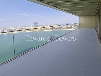 2 Bedroom Apartment for Rent in Dubai Harbour, Dubai - Full Sea View | High Floor | Unfurnished