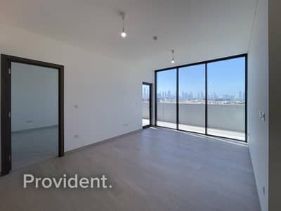 2 Bedroom Apartment for Sale in Sobha Hartland, Dubai - Rented | With Terrace | Burj View