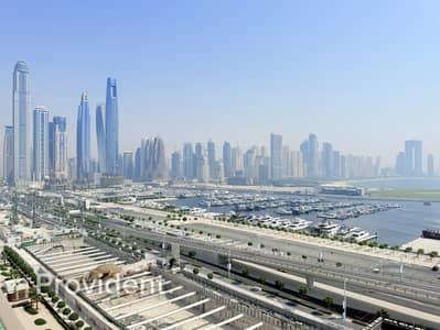 2 Bedroom Apartment for Rent in Dubai Harbour, Dubai - Vacant | Furnished | Full Marina and Sea Views