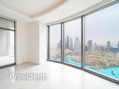 4 Bedroom Penthouse for Rent in Downtown Dubai, Dubai - Burj Khalifa and Fountain View | Biggest Layout