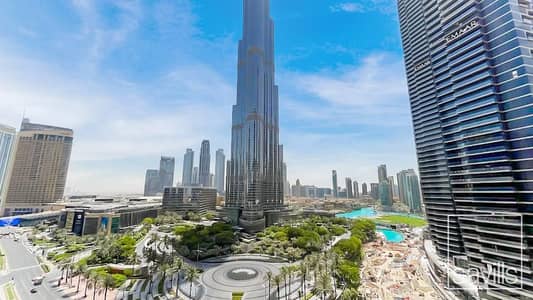 1 Bedroom Flat for Rent in Downtown Dubai, Dubai - Mid Floor | Chiller Free | Burj Khalifa view