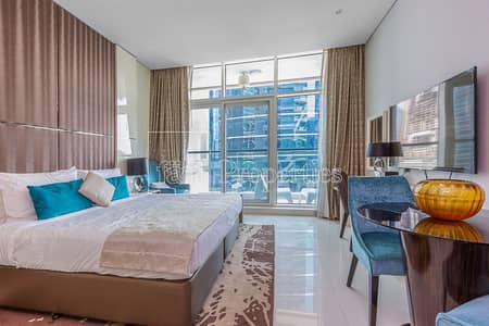 Studio for Sale in Business Bay, Dubai - Full Canal View | Rented Studio | High Floor
