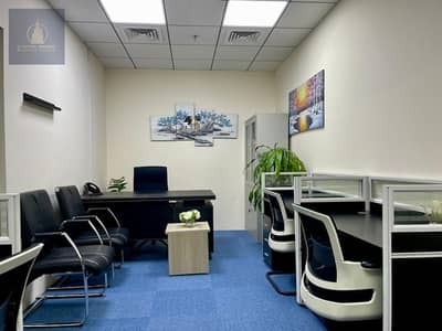 Office for Rent in Business Bay, Dubai - Available by November 21 | Furnished | With exit door, own entrance