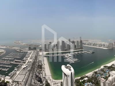 4 Bedroom Flat for Rent in Dubai Marina, Dubai - Full Palm View | High Floor | Upgraded Unit
