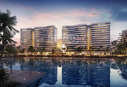 Studio for Sale in Dubai South, Dubai - Dubai South_Azizi Venice_A 003_Front Water Side Evening_03. jpg