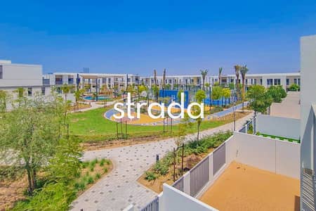 4 Bedroom Villa for Rent in Tilal Al Ghaf, Dubai - Park backing | Single row | Available