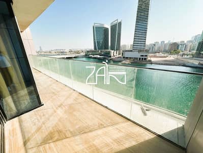 3 Bedroom Flat for Rent in Al Maryah Island, Abu Dhabi - 2Payment High Floor Canal View Vacant 3BR +Balcony