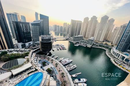 Studio for Rent in Dubai Marina, Dubai - Marina view | Furnished | Bills included