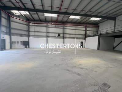 Warehouse for Rent in Dubai Investment Park (DIP), Dubai - REMODELED WAREHOUSE | LOADING DOC | OFFICE