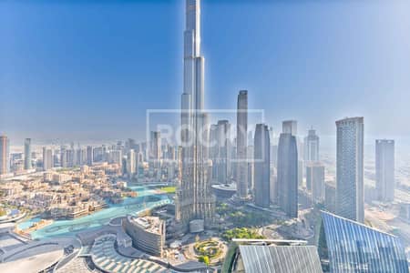 4 Bedroom Apartment for Sale in Downtown Dubai, Dubai - Burj Khalifa View | Fully Furnished | Maids Room