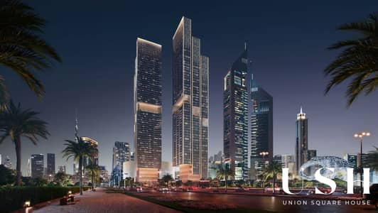 شقة 1 غرفة نوم للبيع في شارع الشيخ زايد، دبي - Jumeirah Residences-Emirates Towers- Ext -01. jpg