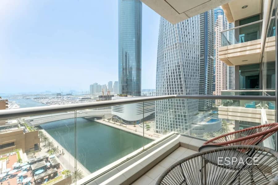 位于迪拜码头，蓝色鸢尾大厦 2 卧室的公寓 3000000 AED - 12585933