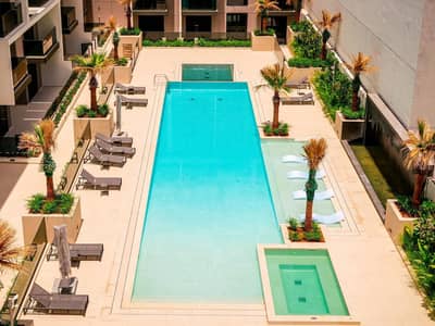 朱美拉环形村(JVC)， 迪拜 1 卧室公寓待租 - pool. jpg
