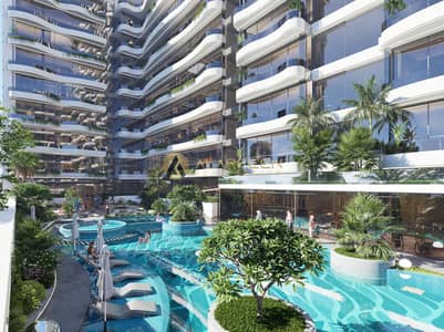 فلیٹ 1 غرفة نوم للبيع في قرية جميرا الدائرية، دبي - POOL2. png