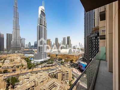 2 Bedroom Flat for Sale in Downtown Dubai, Dubai - Vacant | Full Burj Khalifa View | Spacious Balcony