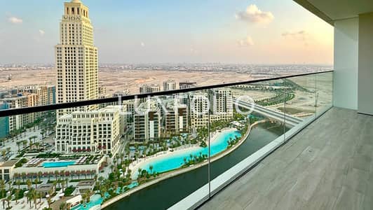 2 Bedroom Apartment for Rent in Dubai Creek Harbour, Dubai - Lagoon view | Appliances Included | High floor