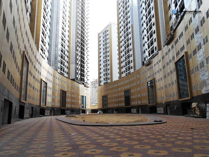 02 Bedroom Apartment Available for Rent in Ajman Pearl Towers. 30,000/- with Parking