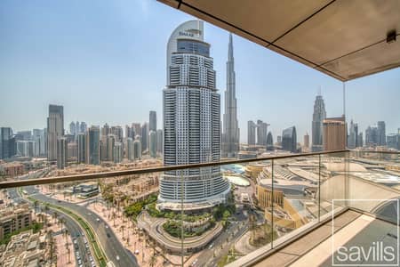 2 Bedroom Flat for Rent in Downtown Dubai, Dubai - Best Layout | Burj Khalifa View | Vacant