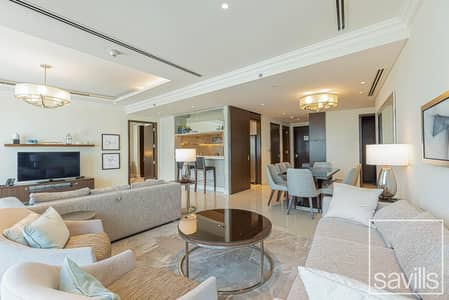 3 Bedroom Apartment for Rent in Downtown Dubai, Dubai - Burj View / Largest Mid Layout / Bills Included