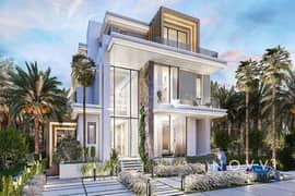 تاون هاوس في جزر المالديف ٤،داماك آيلاندز 5 غرف 3450000 درهم - 12588436