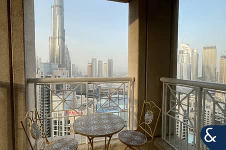2 Bedroom Flat for Sale in Downtown Dubai, Dubai - High Floor | Burj & Fountain View | Vacant