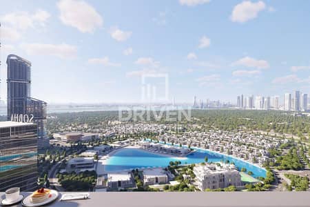 2 Bedroom Apartment for Sale in Bukadra, Dubai - High Floor Corner Unit Overlooking Lagoon View