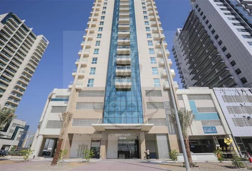 Large 1 Bedroom With balcony | Mayfair tower | Canal & Al khail road View | Rent 60k by 4 chqz.