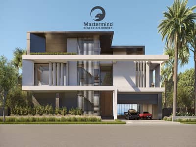 فیلا 7 غرف نوم للبيع في نخلة جبل علي، دبي - 01-SV-F Rendering - Exterior Street-side. jpg