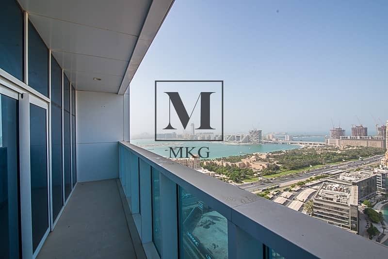 High Floor | 2BR | Sea View | 2 Balconies