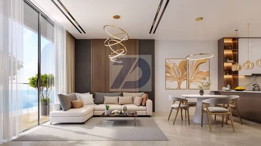 شقة 1 غرفة نوم للبيع في جزيرة المرجان، رأس الخيمة - 1BR living. png